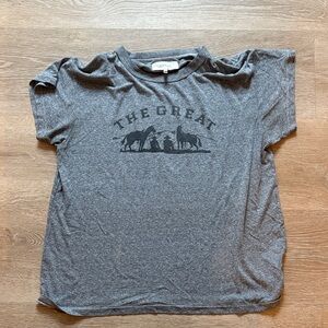 THE GREAT. Cowboy t shirt